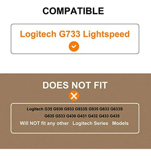 Almohadillas Defean Para Logitech G733 - Espuma Aislante