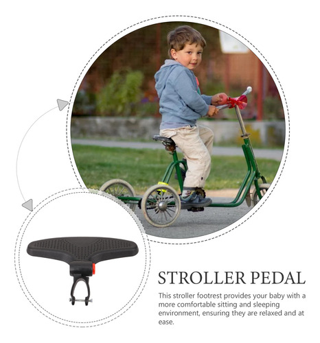 Reposapiés Con Pedal De Extensión Para Cochecito De Bebé