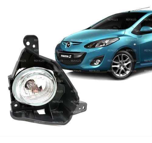 Faro Niebla Mazda 2 2012 2013 2014 2015 Con Base Derecho