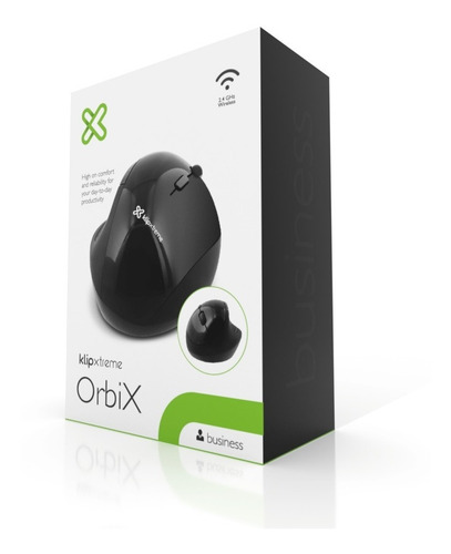 Mouse Inalámbrico Ergonómico 6 Botones Contorneado Kmw-500bk