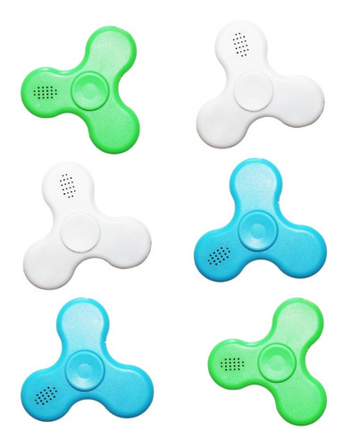 6 Fidget Spinner Altavoz Inalámbrico Bluetooth Recargable