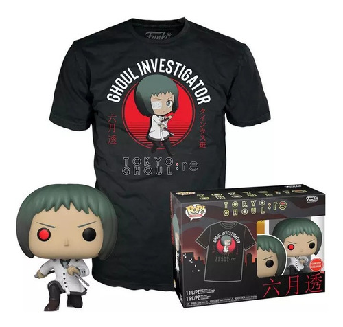 Funko Tee Tokyo Ghoul Toru Mutsuki Gamestop Talla M