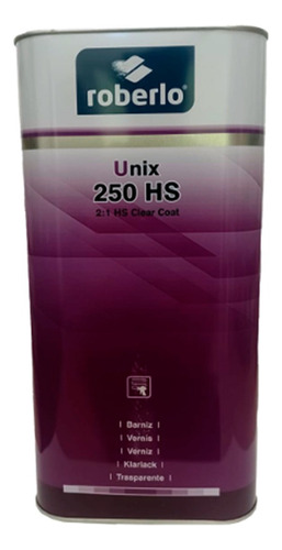 Roberlo Barniz Unix 250 Hs 2:1 - 5l