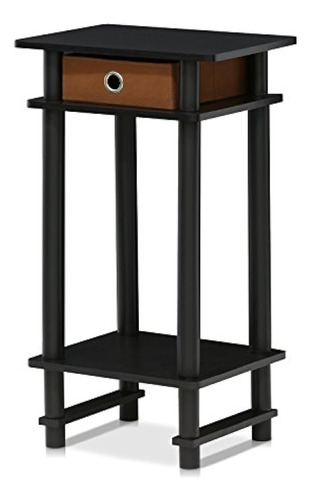 Furinno 17017exbr 17017 Turnntube End Table Espresso