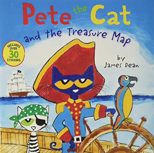 Book : Pete The Cat And The Treasure Map - Dean, James