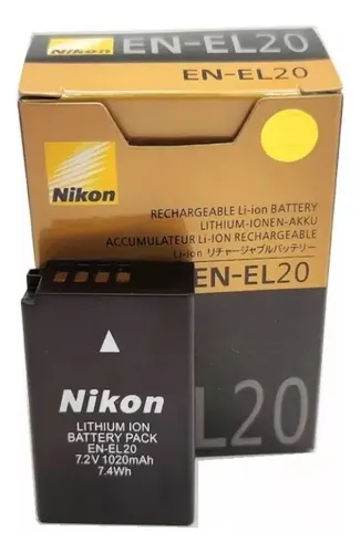 Batteria Sostitutiva Per Nikon EN-EL20 – 1020mAh Per Nikon 1 V3 J1 J2 J3 S1