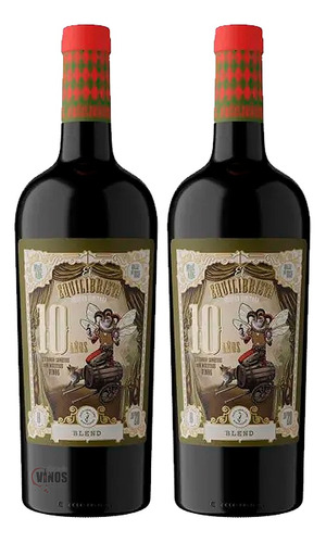 Vino Equilibrista 10 Años Blend Pack X2 Unidades