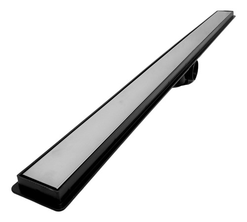 Ralo Linear 80cm Banheiro Oculto Piso Cocho Preto