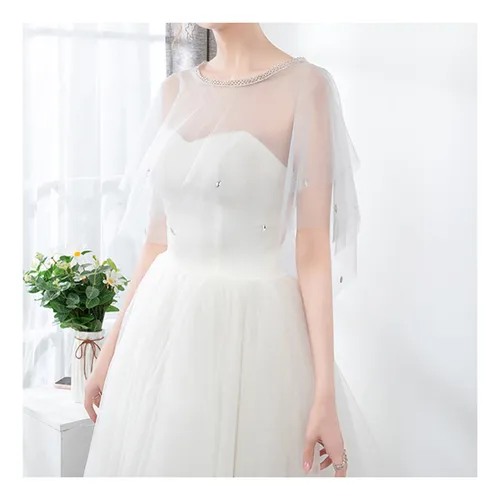 Capelets For Women Tulle Shawls Evening Dress Wraps Tops Lac