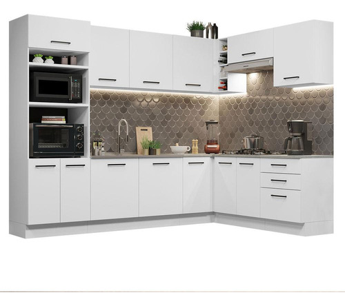 Mueble De Cocina Integral Esquinero 479cm Agata Madesa 01 B