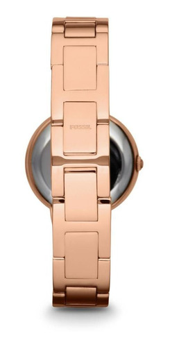 Imagen 3 de 3 de Reloj Fossil Fashion Acero Oro Rosa