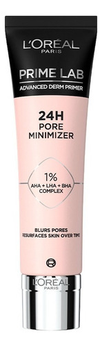 L'oréal Prime Lab Maquillaje Facial 24h Pore Minimizer Tono Rojo Púrpura Claro