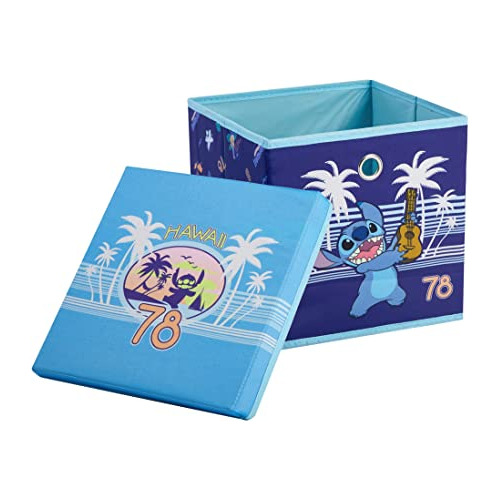 Lilo And Stitch Collapsible Storage Cube With Removable...