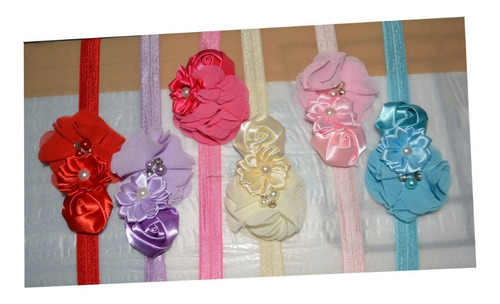 Bamditas Diadema  Bebe 3m A 6m Paquete 6 Colores Pz