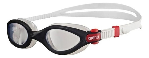 Gafas de natación Imax 3 con protección UV transparente, color arena transparente/negro/blanco