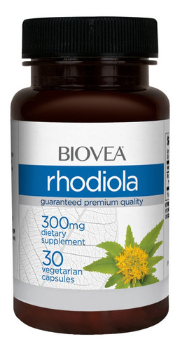 Imagem 1 de 4 de Rhodiola Importada, Biovea, 300mg - 30  Caps