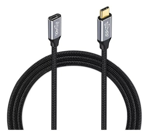 Cable Extecabnsión Usb C 3.1 Gen2 10gbps Pd100w Qc 4.0 4k 3m