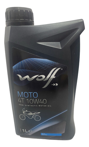 Aceite Wolf 10w40 Semi Sintetico Moto 4t  1 Litro Belgica