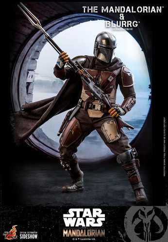 Hot Toys Mandalorian & Blurrg Sixth Scale Set Figuras