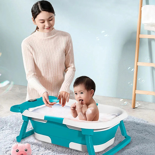 Djjdjjbañera Portátil Plegable Para Bebés Para El Hogar Y Lo