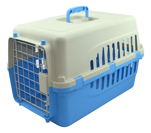 Transportadora Para Perro Con Puerta Metálica,55x38.5x35.2cm