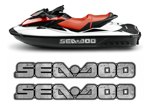 Adesivos Emblema Sea Doo Jet Ski  Concreto