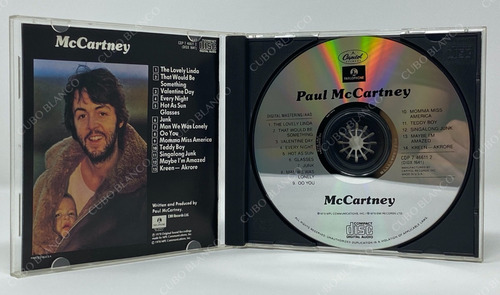 Paul Mccartney - Mccartney I Cd The Beatles Importado (Usado)