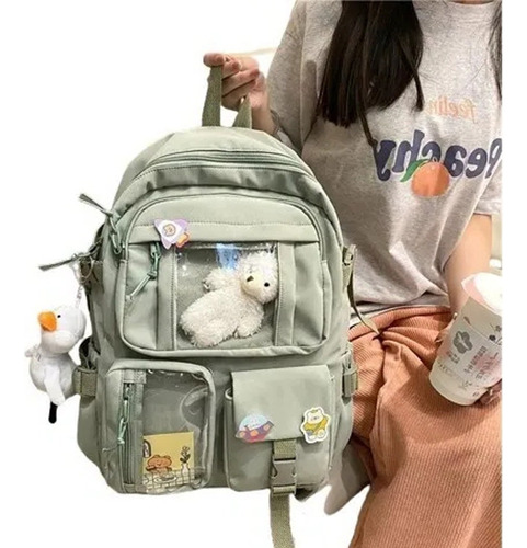 Mochila Kawaii Multicolor Mochila Escolar For Estudiantes J 220