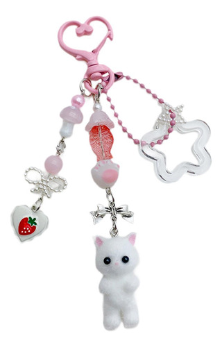 Cartoon Keychain Bag Charms Mochila Mochila Keyring Para La