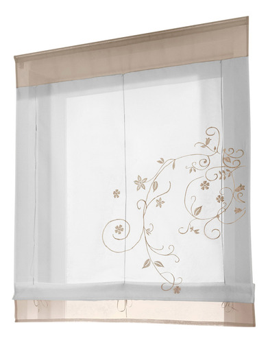Cortina De Ventana Bordada De Persianas Romanas Más Nuevas,