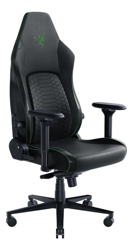 Silla Gamer Razer Iskur V2 Green, Soporte Lumbar, Brazos 4d