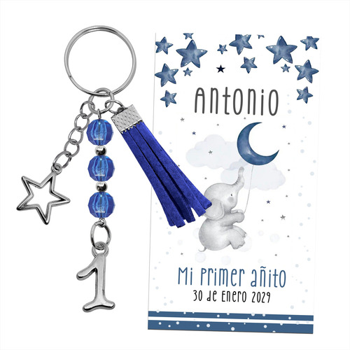 Souvenir Llavero Mini Estrella Estrellita Primer Añito X20