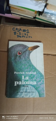 Libro La Paloma. Patrick Süskind