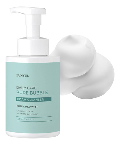 Eunyul Daily Care Pure Bubble Foam Cleanser 16.9 Onzas Liqui