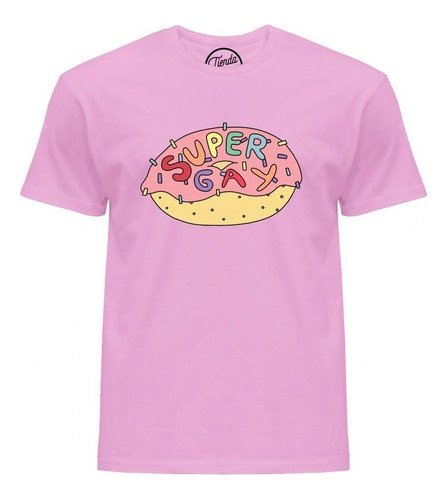 Playera Pride Super Gay Dona Donut Lgbt T-shirt 