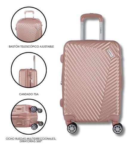 Maleta Frequent Flyer Mitho Deluxe Mediana 24 Pulgadas 20 Kg