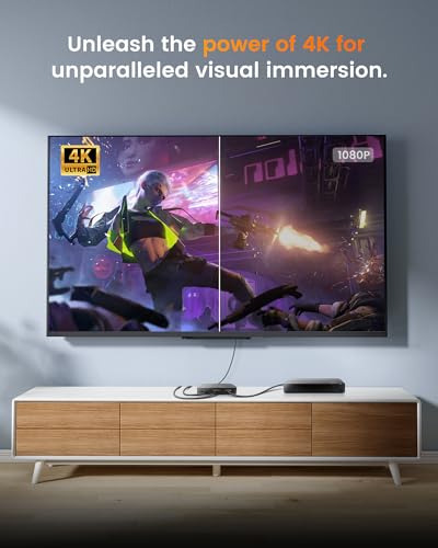 Conmutador Hdmi 4k 60 Hz - Selector 3 Puertos With Cable Inc