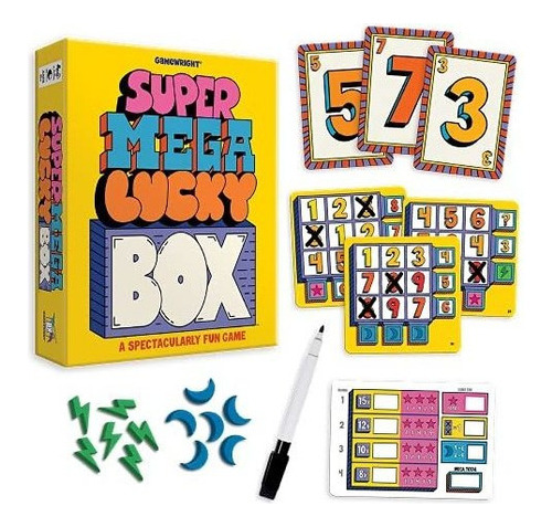 Gamewright - Super Mega Lucky Box - The Spectacularly Strate