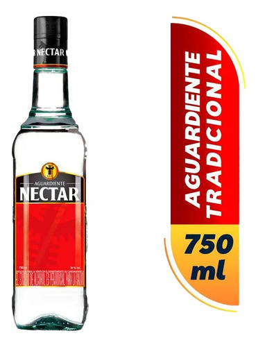 Aguardiente Nectar Rojo 750 Ml - mL a $70