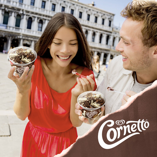 Helado Holanda Cornetto Brownie & Vainilla 190ml