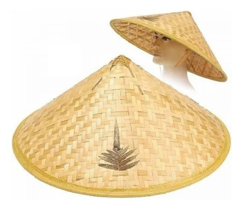 Sombrero Gorro Tradicional, Bambu Chino Verano