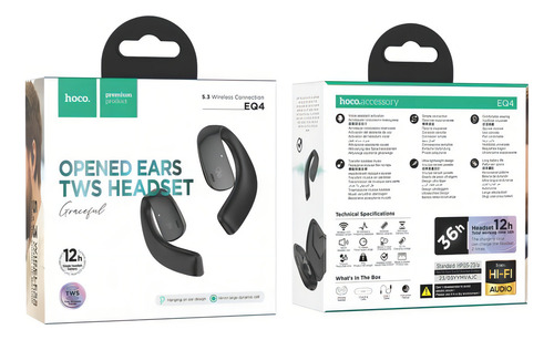 Audifonos Hoco Eq4 Graceful Tws In Ear Bluetooth Preto