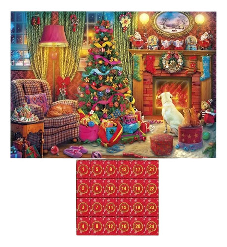 Rompecabezas Navideño De 1008 Piezas, Juego De Estilo B