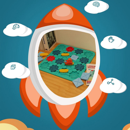 Juegos De Mesa Puzzle Logical Builder Juguetes Para Niños Pr