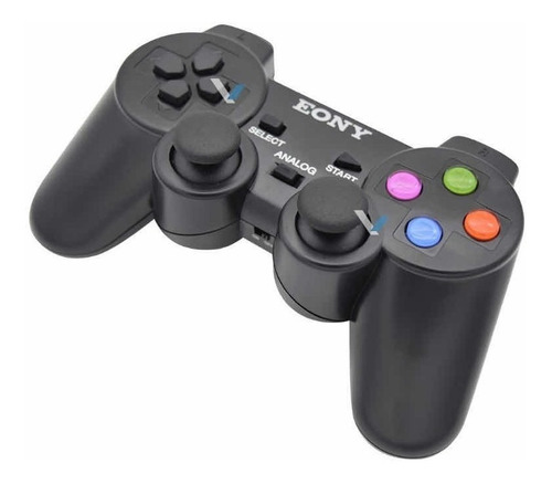 Control joystick inalámbrico Virtual Zone PS2/PS1 negro