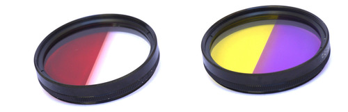 Kit De Filtros De Color 49mm Para Cámara Japon Negro