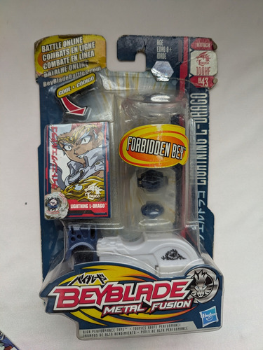 Beyblade Metal Fight Hasbro Bb-43 Lightning L-drago (Usado)