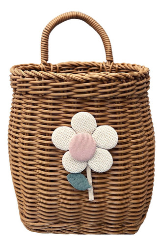Organizador De Canasta Pequeña Cesta Colgando Cesta L Flor
