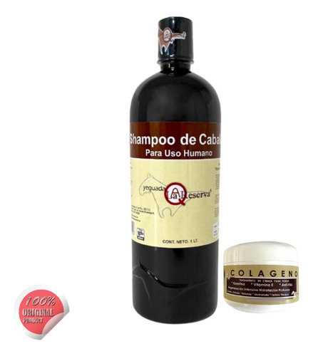 1 Caja Shampoo+10 Colagenos Bolsillo Yeguada La Reserva