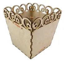 Comprar Dulcero Flores Grande Mdf 3mm Sin Armar